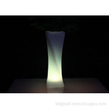 Disposable Plastic PE Champagne LED Ice Bucket For Disco ,